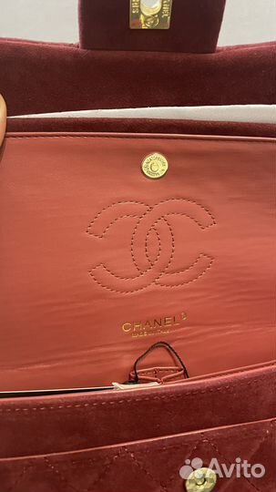 Сумка велюр Chanel
