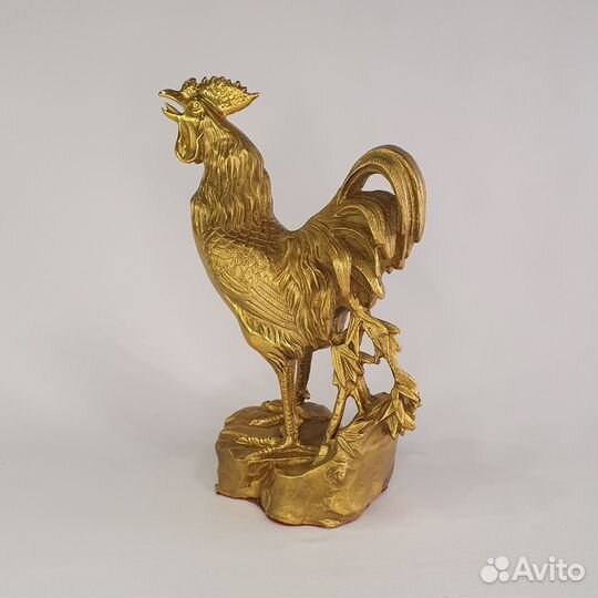 Бронзовая статуэтка Петух