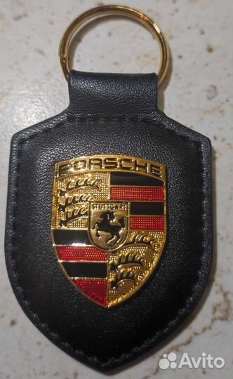 Брелок на ключи Porsche кожаные