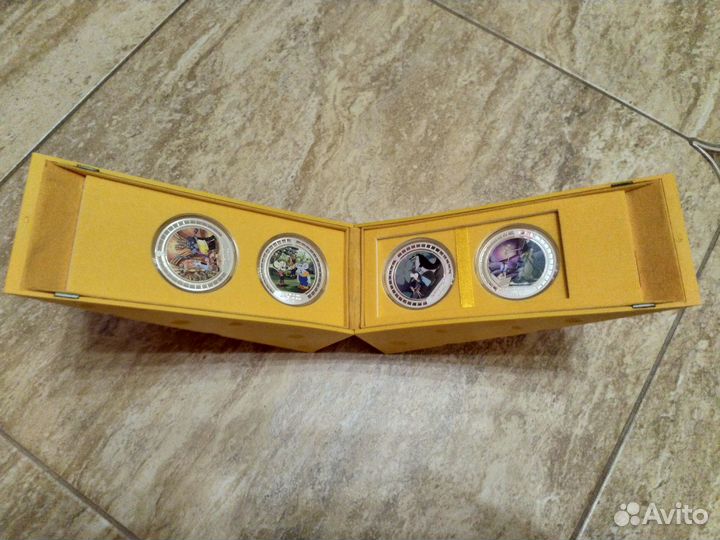 Острова Кука 2 доллара 2008г Набор союзмультфильм