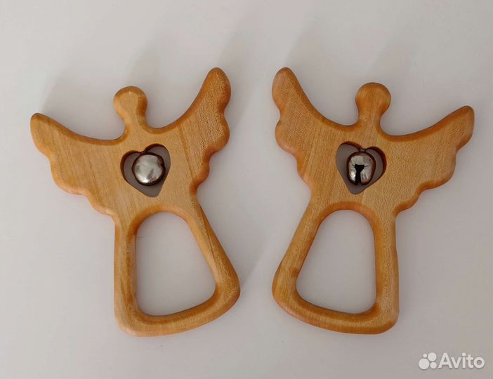 Деревянная игрушка новая погремушка-грызунок