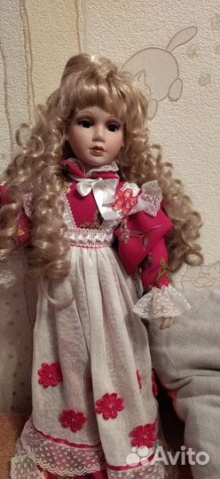 Кукла фарфоровая ручной работы