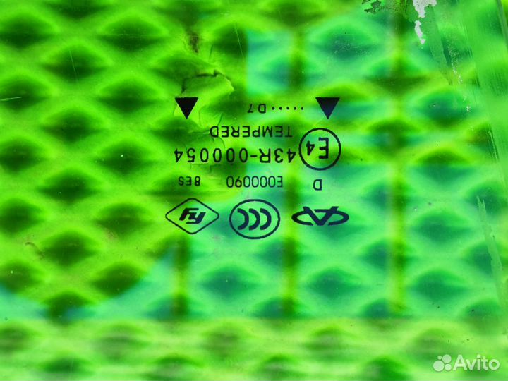 Стекло передней правой двери Chery Fora A21