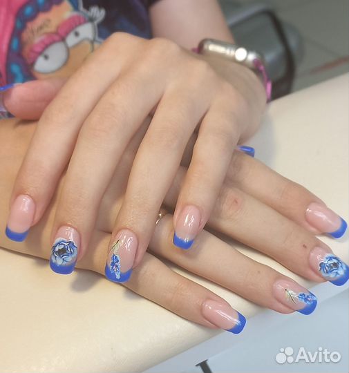 Наращивание ногтей, маникюр, педикюр