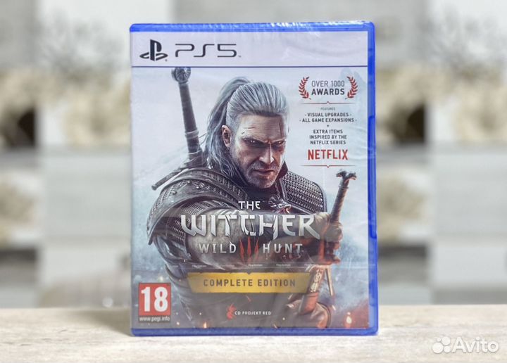 Ведьмак 3 : Дикая Охота (Новый Диск) Sony PS5