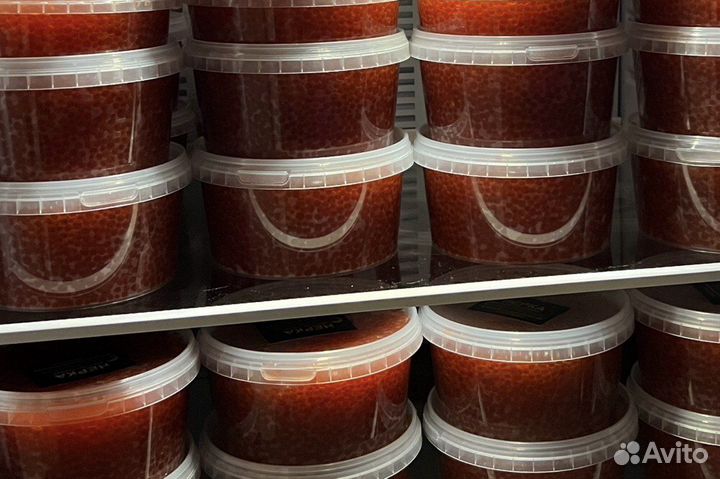 Икра красная камчатская свежая. Доставка по мск