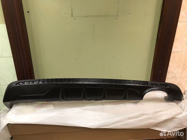 Накладка на задний бампер kia optima 4