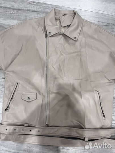 Искуственная кожаная куртка