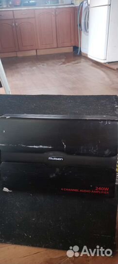 Сабвуфер и усилитель