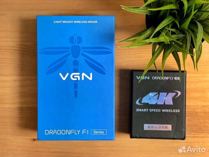 Беспроводная мышь VGN Dragonfly F1 PRO + 4К Dongle