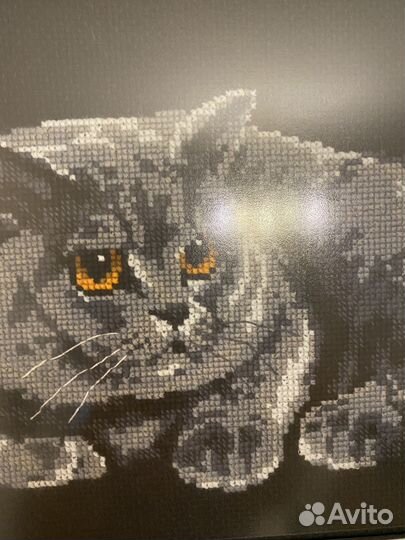 Кот вышивка крестиком