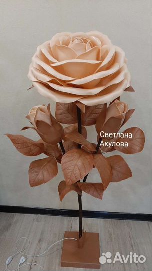 Светильник роза