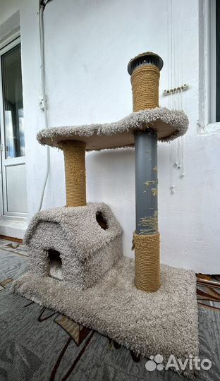 Когтеточка с домиком бу