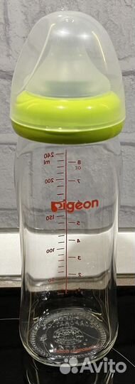 Бутылка стеклянная для кормления