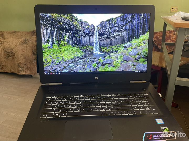 Игровой ноутбук HP. 1050ti i7 7700hq