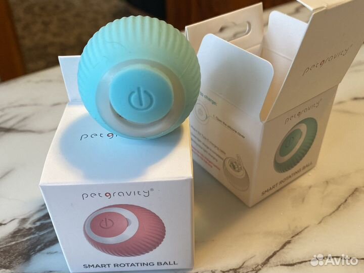 Умный интерактивный мяч для кошек и собак