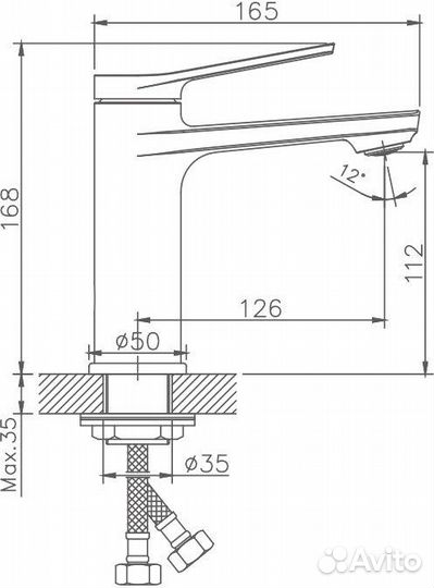 Смеситель для раковины Haiba HB10572