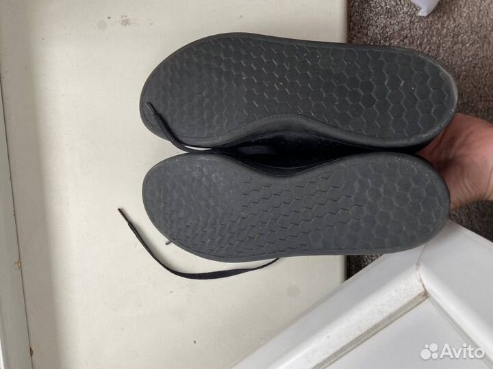 Мужские кожаные кеды adidas