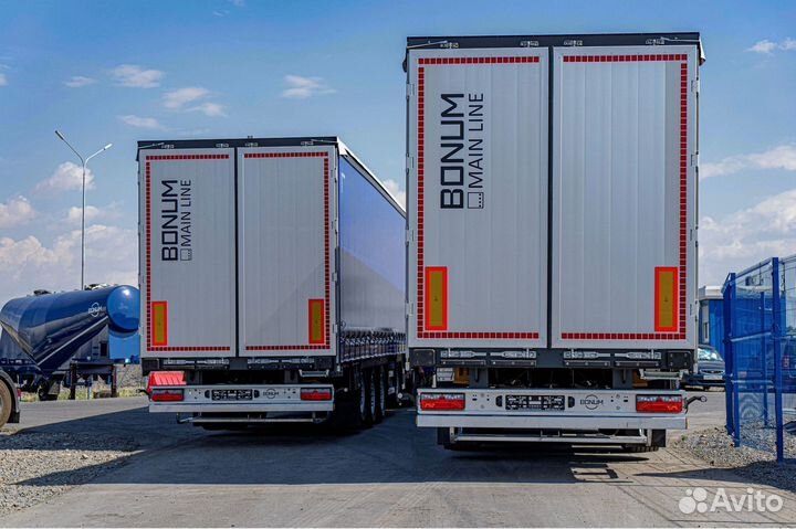 Полуприцеп шторный Bonum 914296-04, 2024