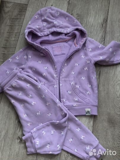 Костюм next утепленный 86 92 для девочки