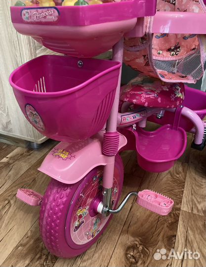 Трехколесный велосипед-коляска детский