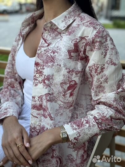 Рубашка с принтом Dior