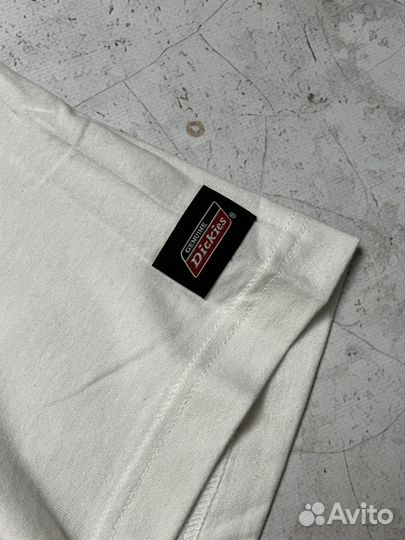 Футболка dickies белая оригинал винтаж casuals sk8