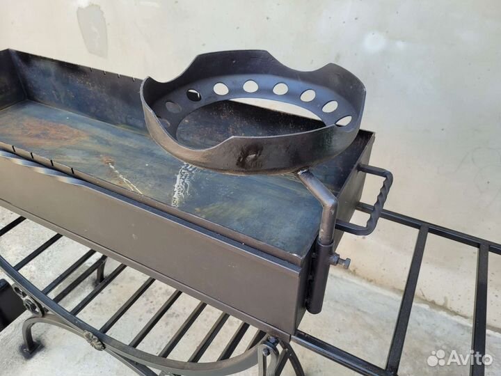 Мангал стационарный стальной на заказ