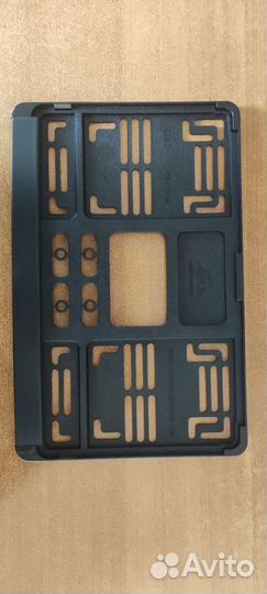 Рамка для мото номера и тип 1А (квадратные)