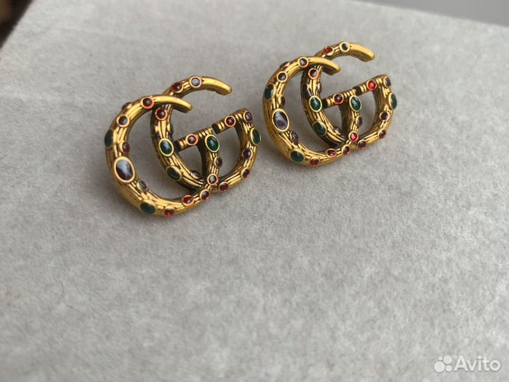 Винтажные серьги gucci
