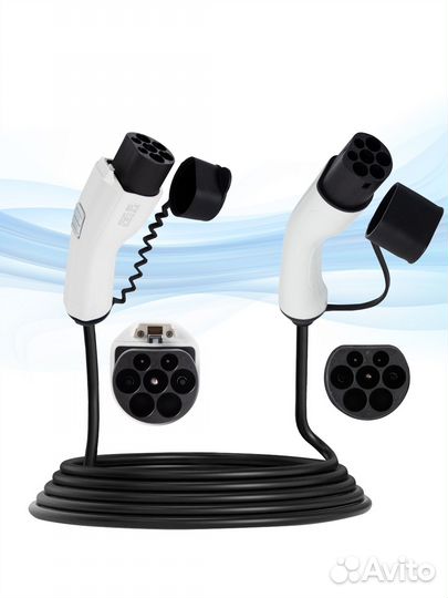 Зарядный кабель 5 м. Type2-GB/T, 32А,до 22 кВт,GBT