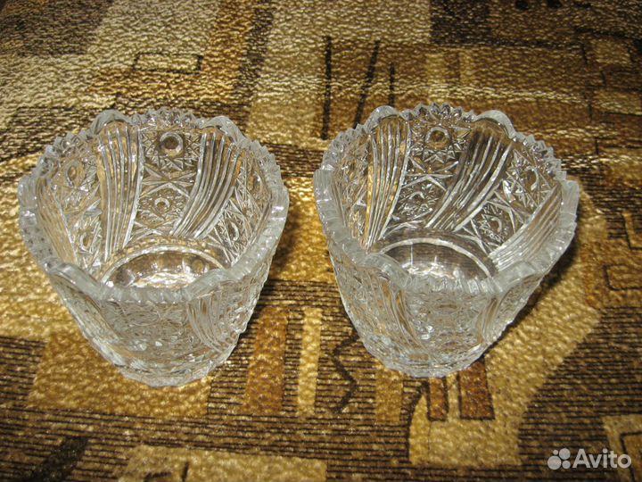 Хрустальные конфетницы. Винтаж