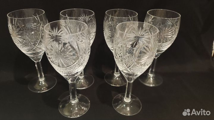 Фужеры хрустальные СССР 14,5 см
