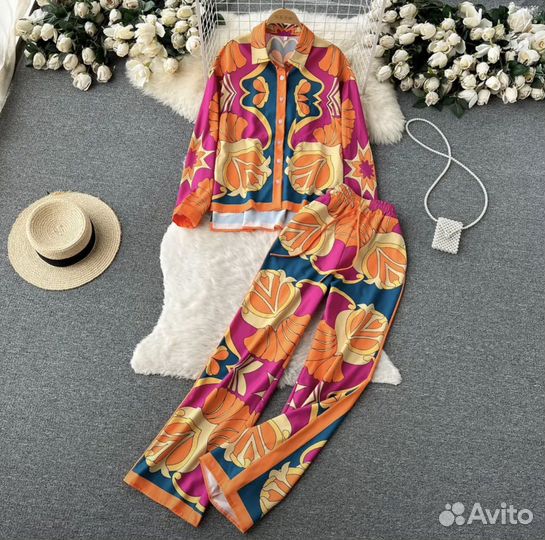 Костюм летний домашний пижама s