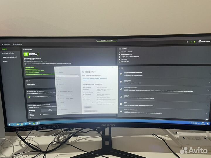 Компьютер с rtx 3080 i9-9900 cpu 3.10 ghz