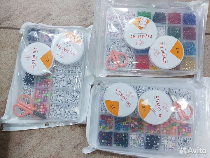 Наборы для поделок. бисер