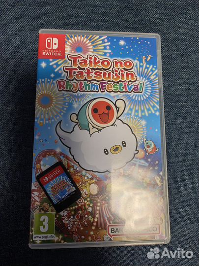 Taiko no tatsujin (игра + барабан) Nintendo Switch