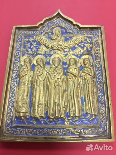 Старинные кресты, складень, иконы