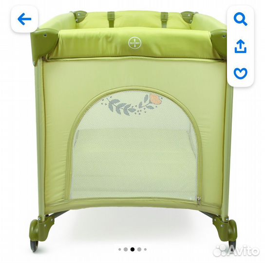 Манеж кровать babyton playbox green