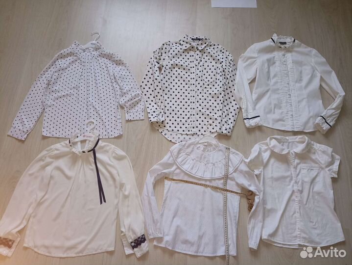 Блузка рубашка для девочки 146,152,158