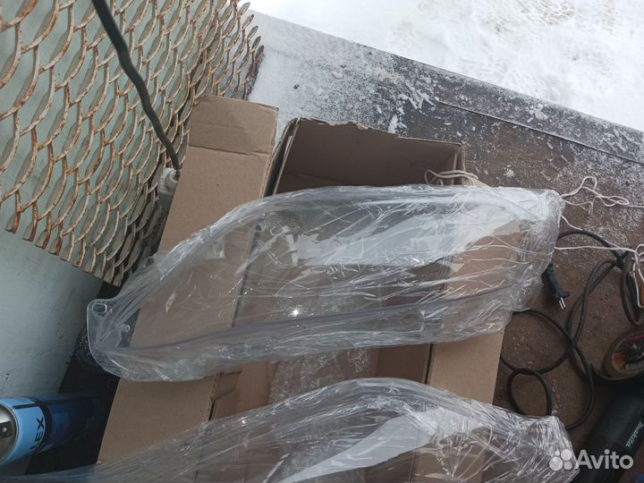 Стекла на фары toyota camry 40 рестайлинг