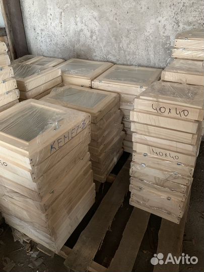 Деревянные окна для бани из липы