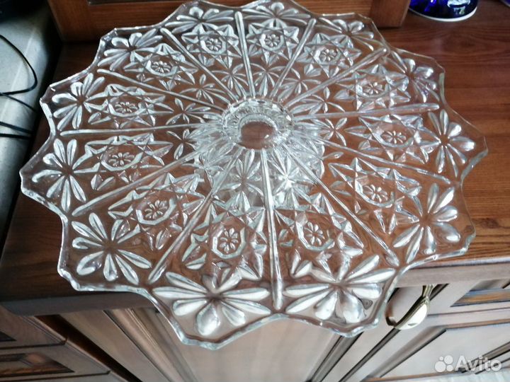 Тортовница хрусталь период СССР