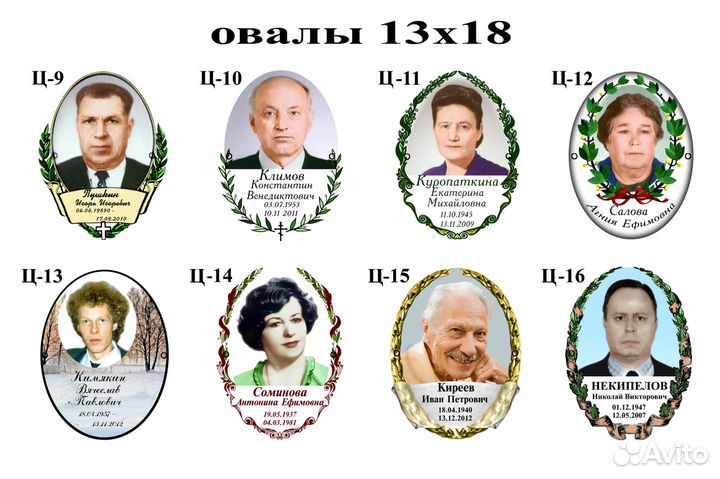 Металлокерамика на Памятники