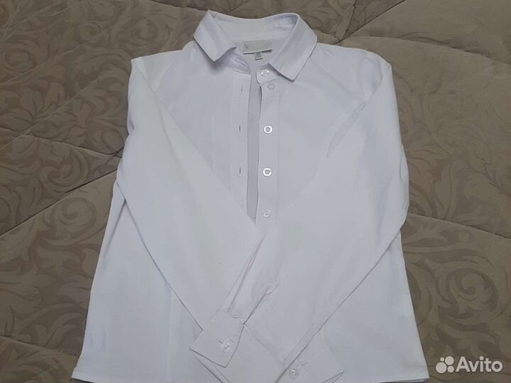 Блузка белая школьная