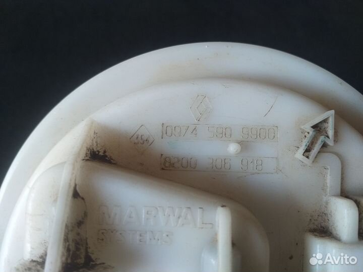 Насос топливный Renault Logan 1 с обраткой