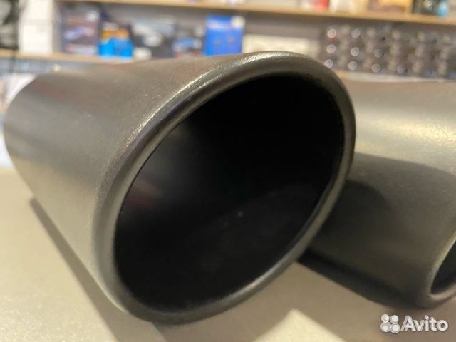 Насадка на глушитель черная N14 - 76*101