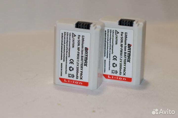 Аккумулятор для Sony Batmax NP-FW50