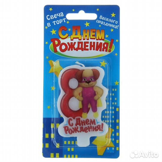 Свеча в торт