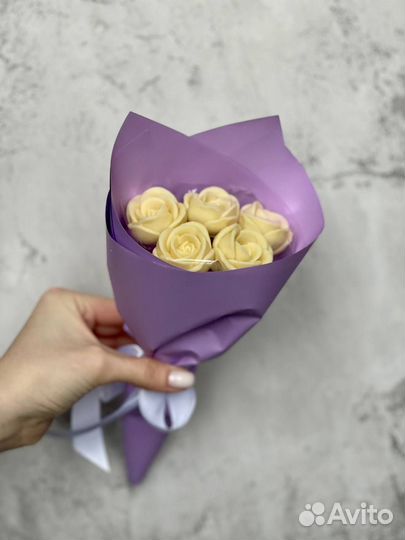 Шоколадные цветы на 8 марта